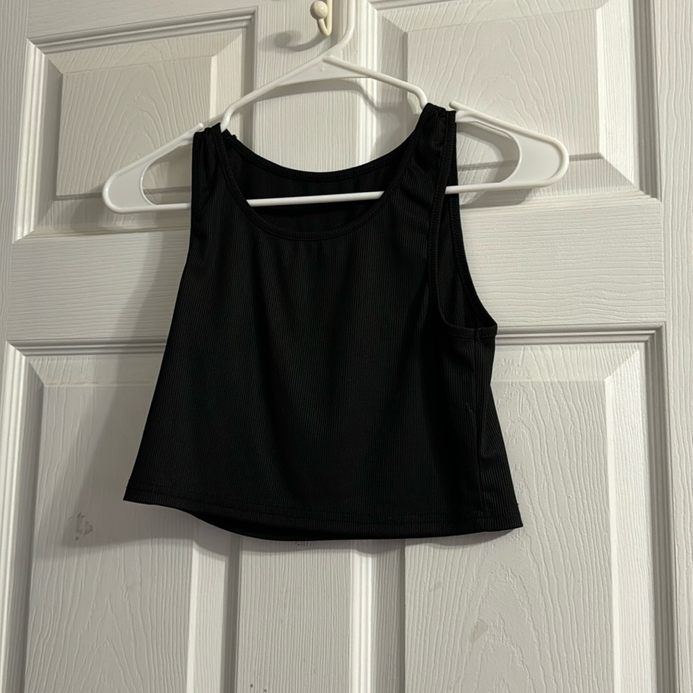Black Crop Top